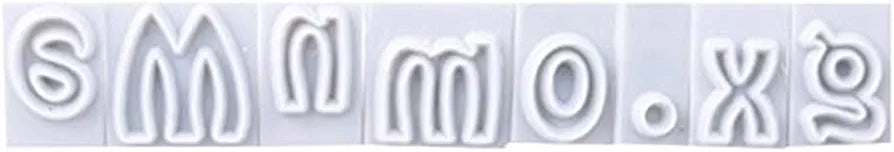 64 Pcs Alphabet Plunger Cutter Plastic Letters