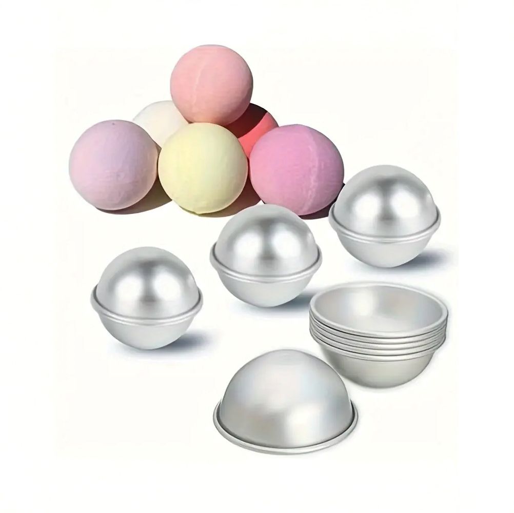 Aluminum Half Sphere Cake Pan Mould Set – 6 Sizes