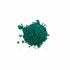 A mound of vibrant green powder on a plain white background, representing a product labeled &