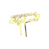 A gold cake topper with the text "HAPPY BIRTHDAY MyLove" in decorative cursive font, accompanied by a small heart symbol. The topper features two prongs for placement on a cake.