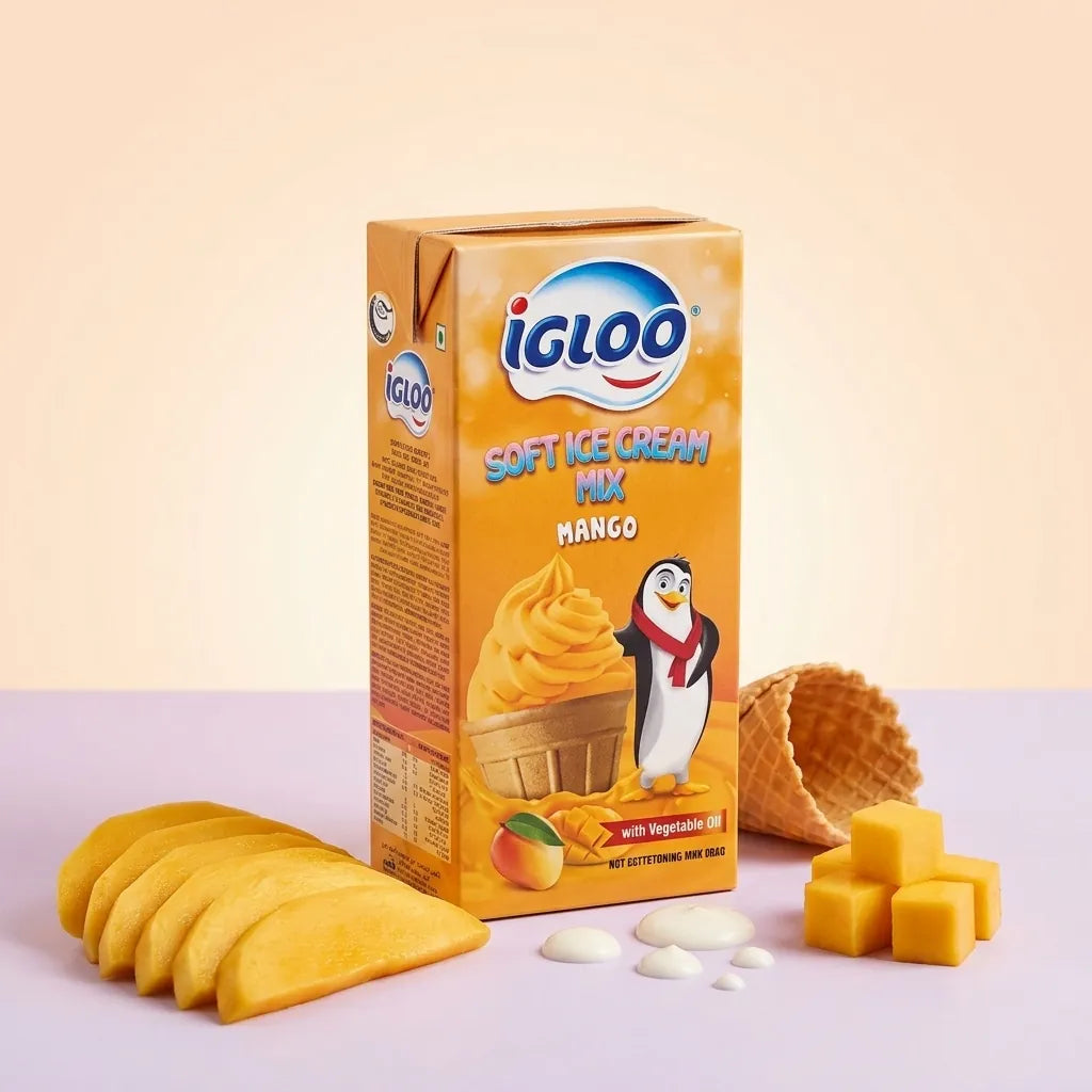 Igloo Mango Soft Ice Cream Mix 1L
