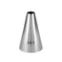 The image features a metallic piping nozzle, specifically identified as "341." The nozzle has a tapered conical shape, with a smooth, shiny surface. The number "341" is printed in black on the side of the nozzle. The opening at the top is circular, allowing for the dispensing of icing or other materials in decorative patterns.