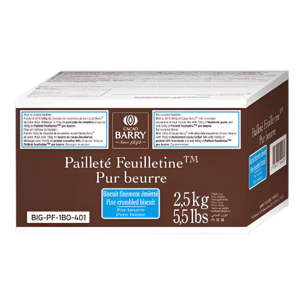 Paillete Feuilletine (Fragments of Very Thin Crepes) - 2.5kg Bag
