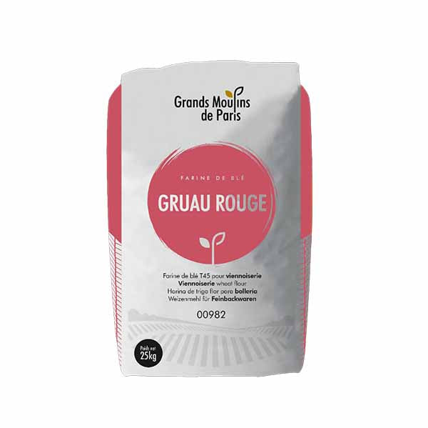Moul-Bie Flour Gruau Rouge T45 25KG