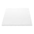 A 14-inch square cake drum thick board in white, featuring a textured surface. The board has a clean, even edge and is designed for supporting cakes or decorative items.