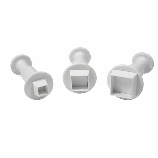 Plunger Cutter - Square Shape - Set of 3