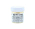 The image shows a small jar of Sugarflair edible glitter dust powder. The jar is labeled "Sugarflair Colours - Gold Finishing Sparkle" and contains 25 grams of product. The packaging features a white lid and a clear body, allowing the gold glitter dust to be visible inside. The label includes details about the product, including ingredients and usage instructions.