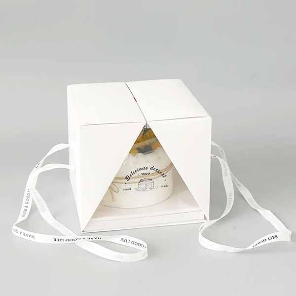 Surprise Cake Box With Handle - 26 x 26 x H25 cm