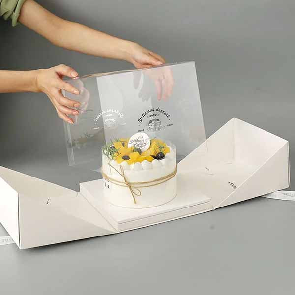 Surprise Cake Box With Handle - 26 x 26 x H25 cm