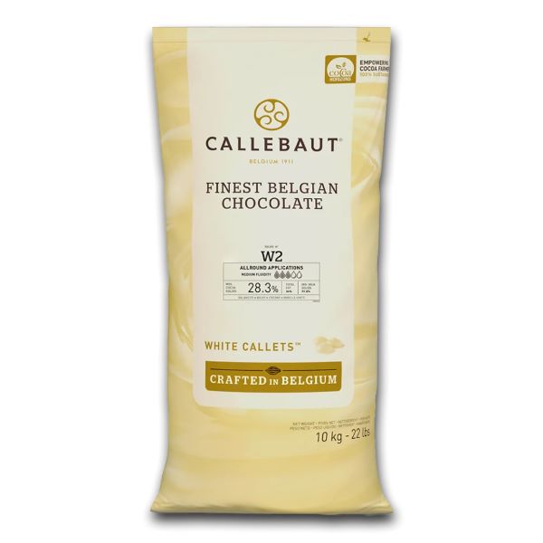 Callebaut Couverture White 28٪ شوكولاتة