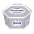 A hexagonal container of Philadelphia cream cheese with a white lid. The label features the brand name "PHILADELPHIA" prominently in blue text, with the "KRAFT" logo displayed above it. The container is predominantly grey, and nutritional information is displayed on one side. The product weighs 1.65 kg.