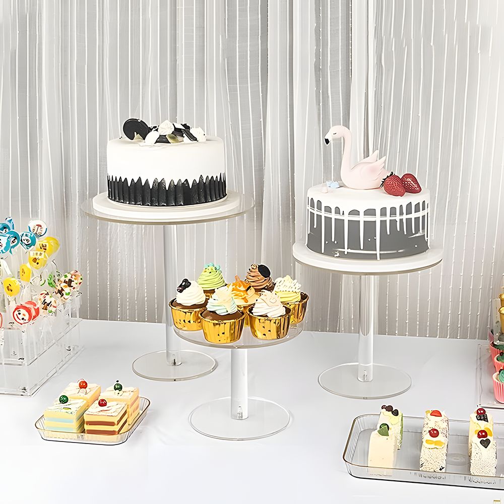 Acrylic Round Cake Stand