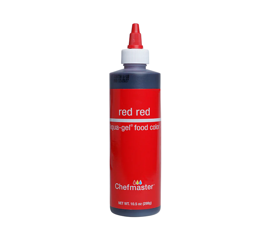 Chefmaster Liqua-Gel Color Red Red 10.5oz/298g