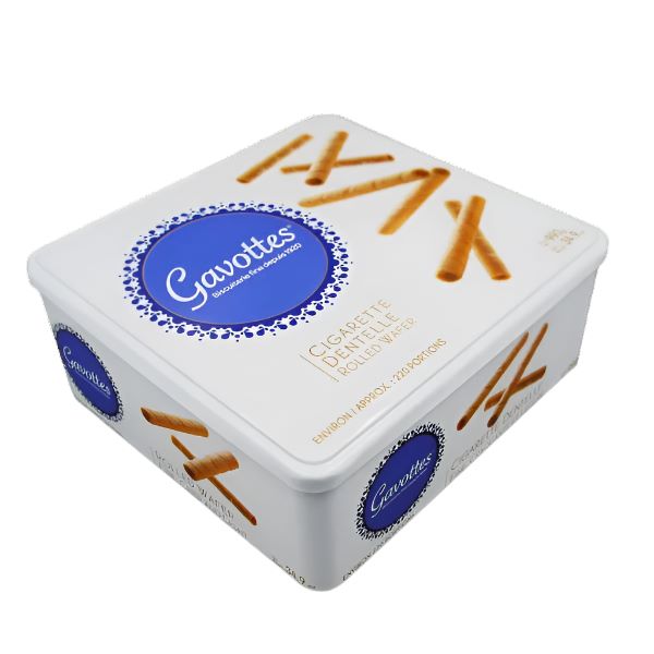 Gavottes Rolled Wafer Dentelle - 990gr Tin
