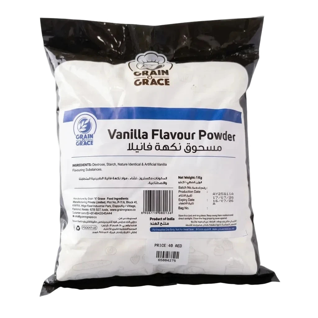 Grains n Grace Vanilla Flavour Powder 1kg