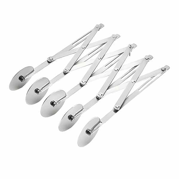 Professional 5-Wheel Stainless Steel Pastry Cutter