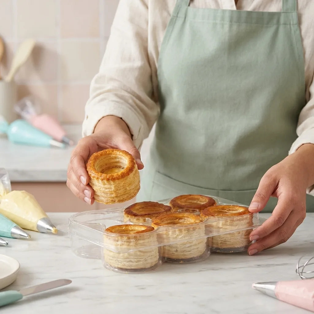 Confiletas Large Round Vol-au-Vent 75mm 6pcs
