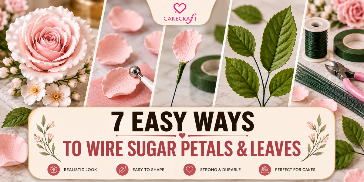 7 Easy Ways To Wire Sugar Petals & Leaves