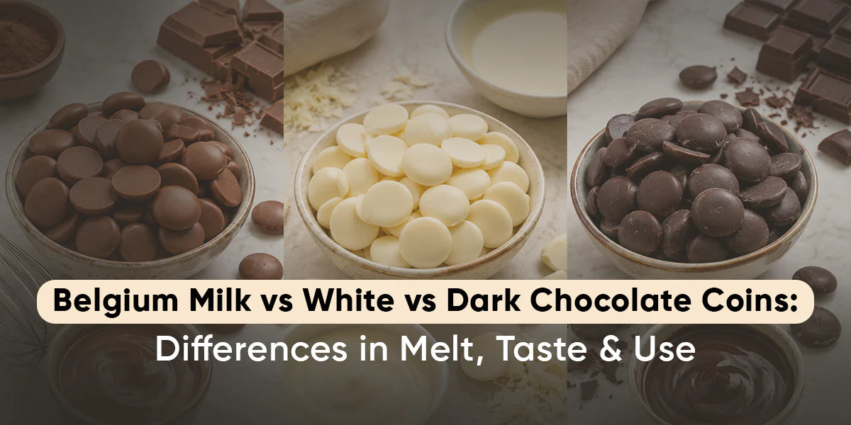 Belgium Milk vs White vs Dark Chocolate Coins