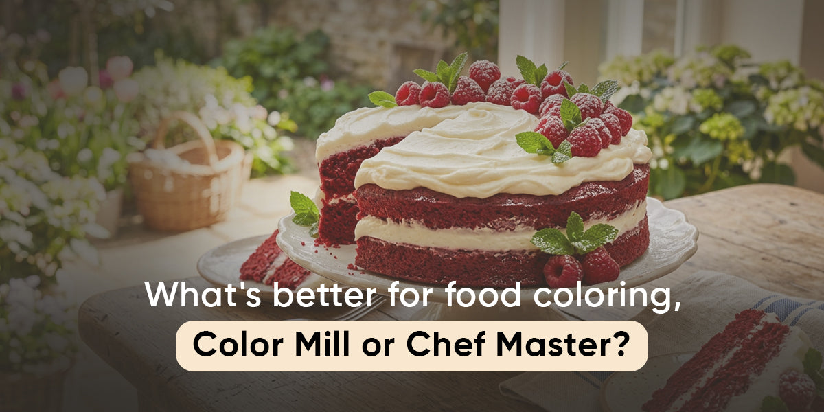 What's Better for Food Coloring, Color Mill or Chefmaster?