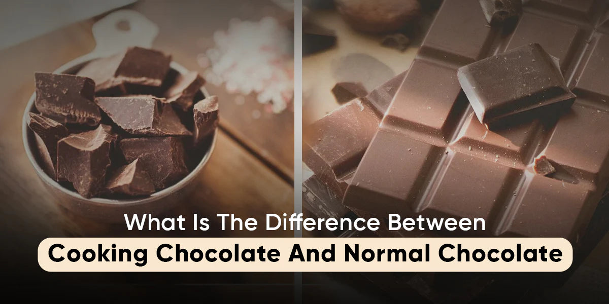 Difference Between Cooking Chocolate and Normal Chocolate