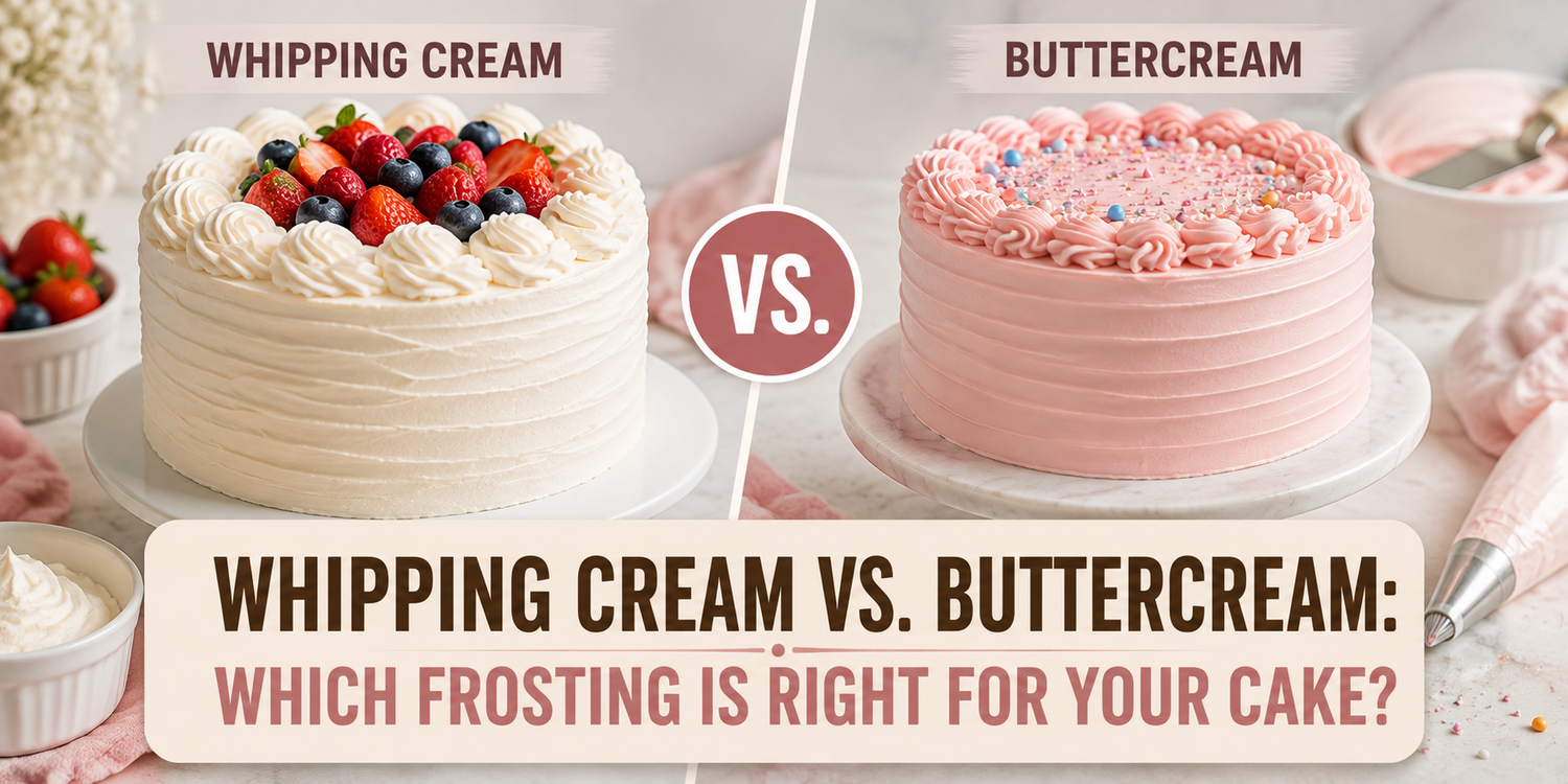Whipping Cream vs. Buttercream: Which Frosting Is Right for Your Cake?