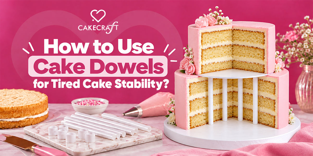 How to Use Cake Dowel for Tiered Cake Stability