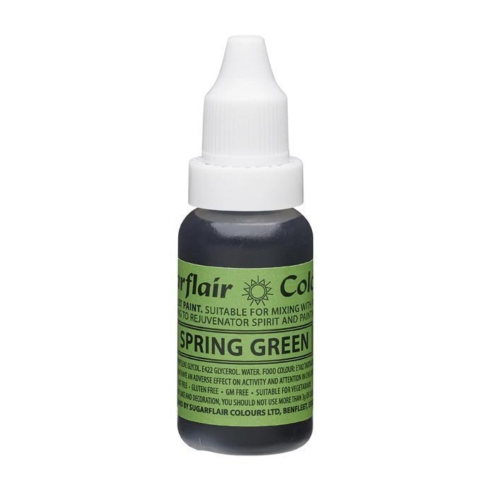 Sugarflair Droplet Paint Spring Green 14ml