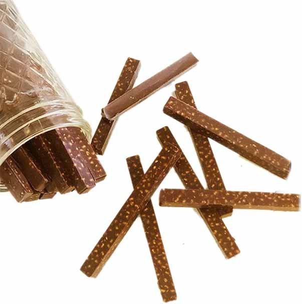 10cm Chocolate Sticks and Biscuit Silicone Mould - 20 Bars