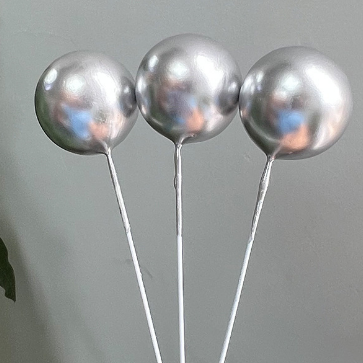 Ball Cake Topper 2cm (5 balls)