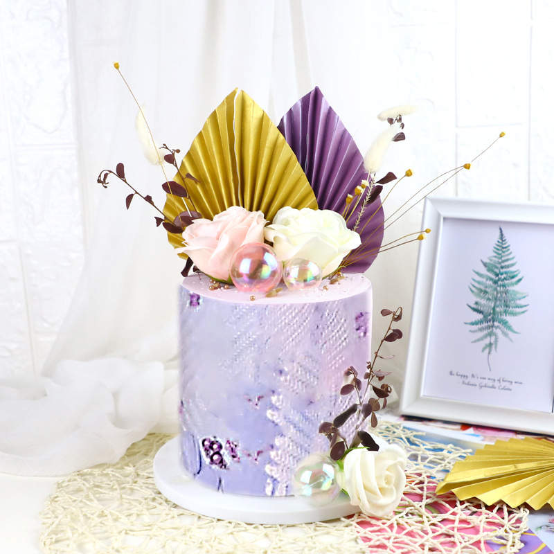 2PC Palm Leaves Cake Topper