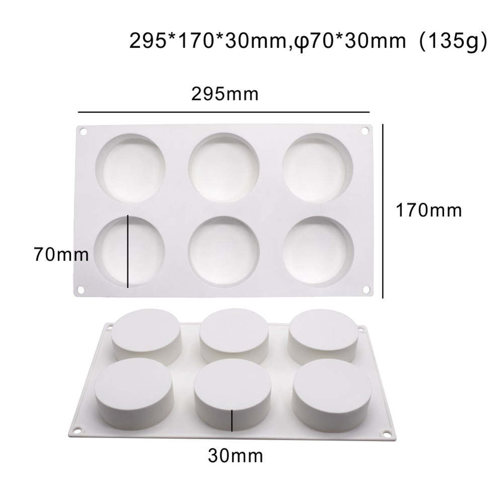 Mini Cheesecake Silicone Mould (6 cavity)