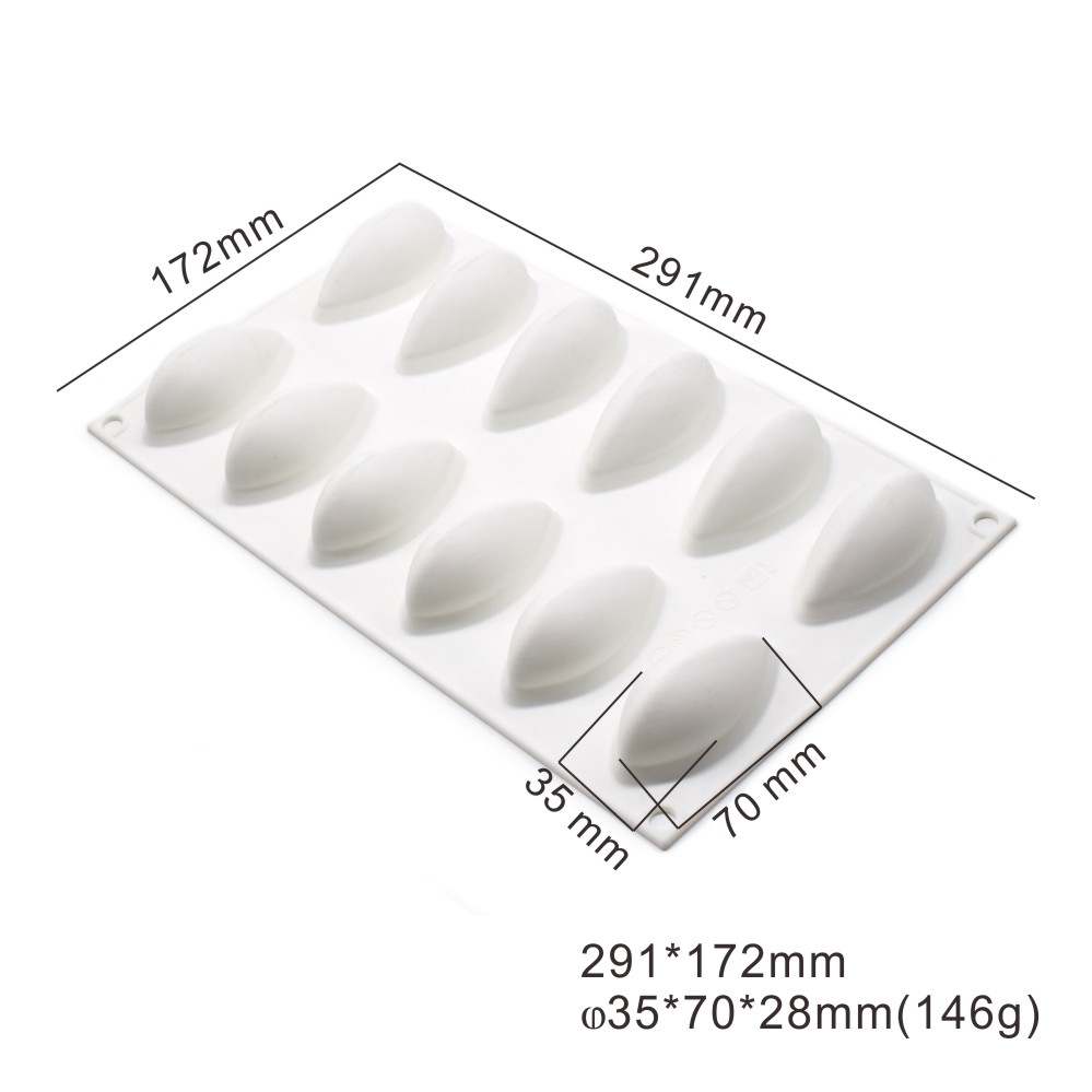 Quenelle Desert Silicone Mould