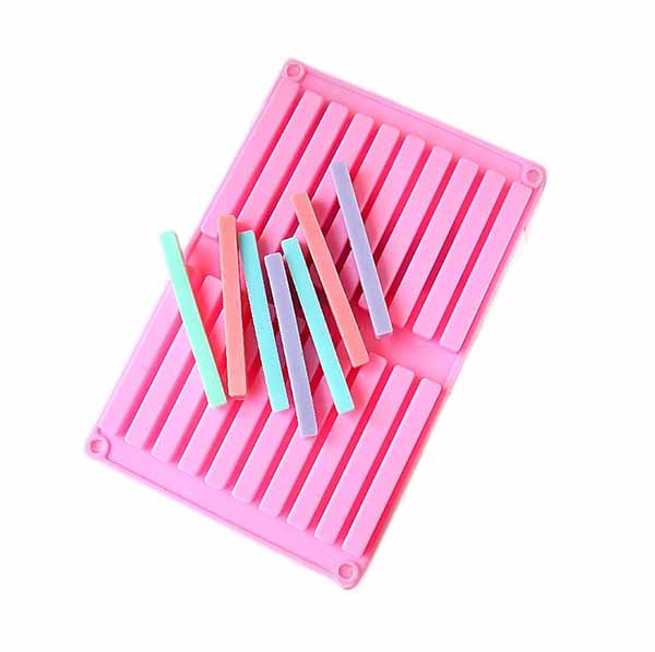10cm Chocolate Sticks and Biscuit Silicone Mould - 20 Bars