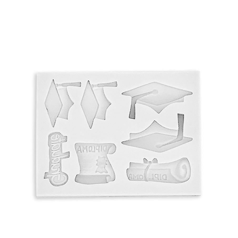 Mini Graduation Cap Silicone Mould