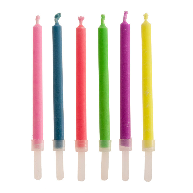 Dekora 6 Colour Flames Birthday Candles