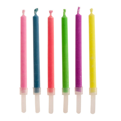 Dekora 6 Colour Flames Birthday Candles