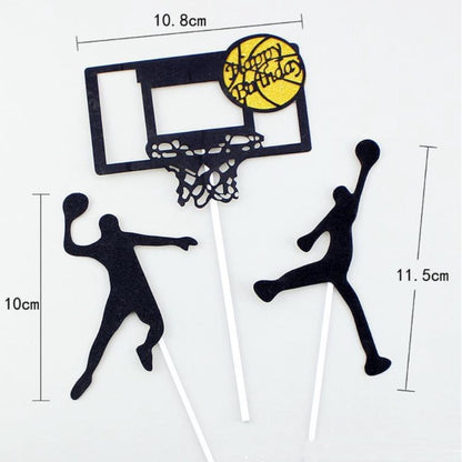 Basket Ball Sports Cake Topper