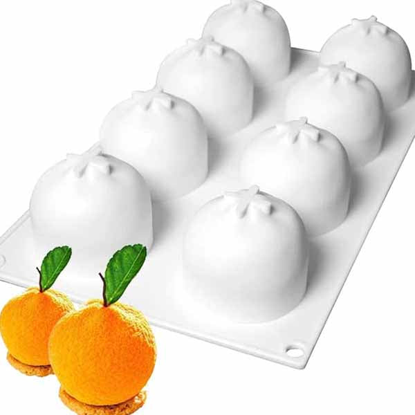 3D Orange Shape Fruit Silicone Mould