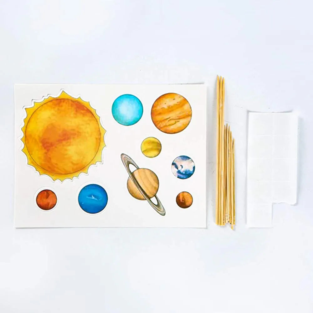 Planets Solar System Cake Topper