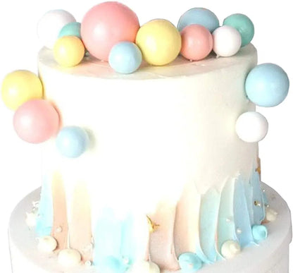 Ball Cake Topper 2cm (5 balls)