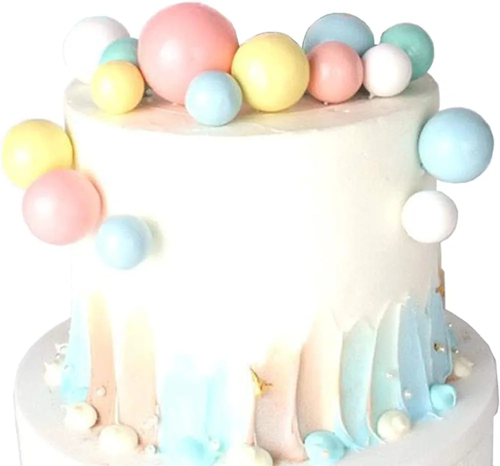 Ball Cake Topper 3cm (5 balls)