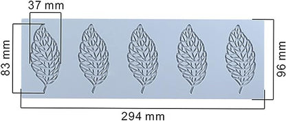 Силиконовая форма для полых листьев
