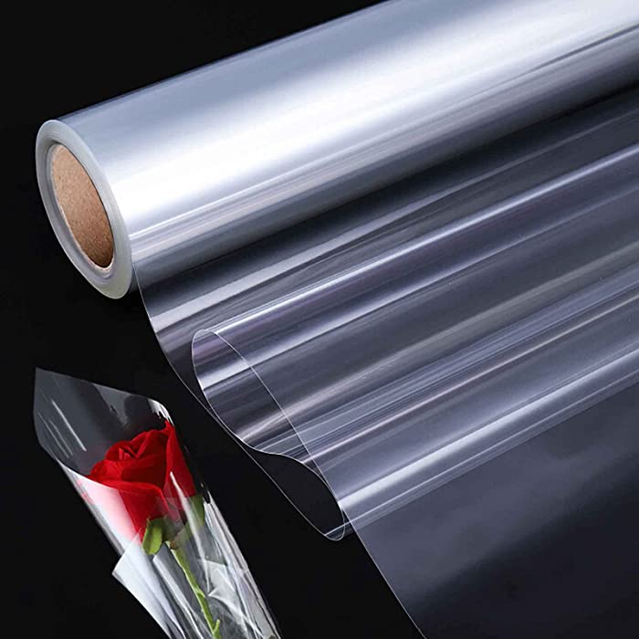 Clear Cellophane Wrap Roll 54cm x 20m/roll