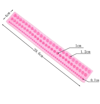 Силиконовая форма для бусин и жемчуга