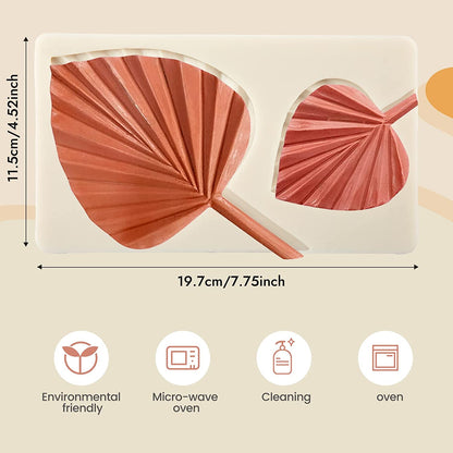 Palm Leaf Shape Silicone Mould