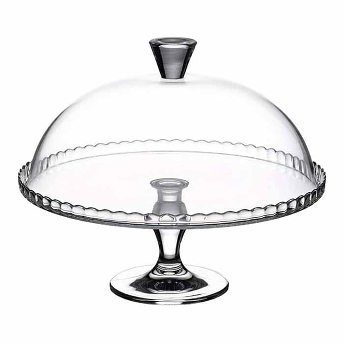 Elegant Cake Display Stand with Dome Cover