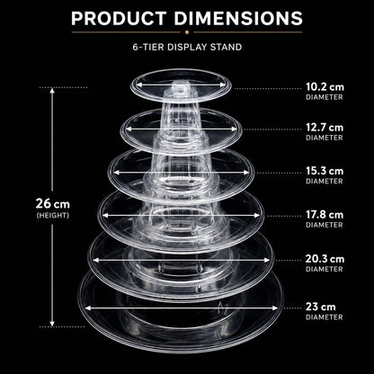 Macaron Display Stand 6 Tiers