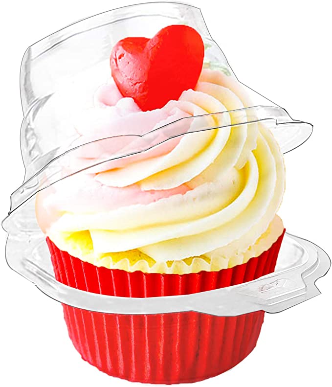 Crystal Clear Individual Cupcake Container