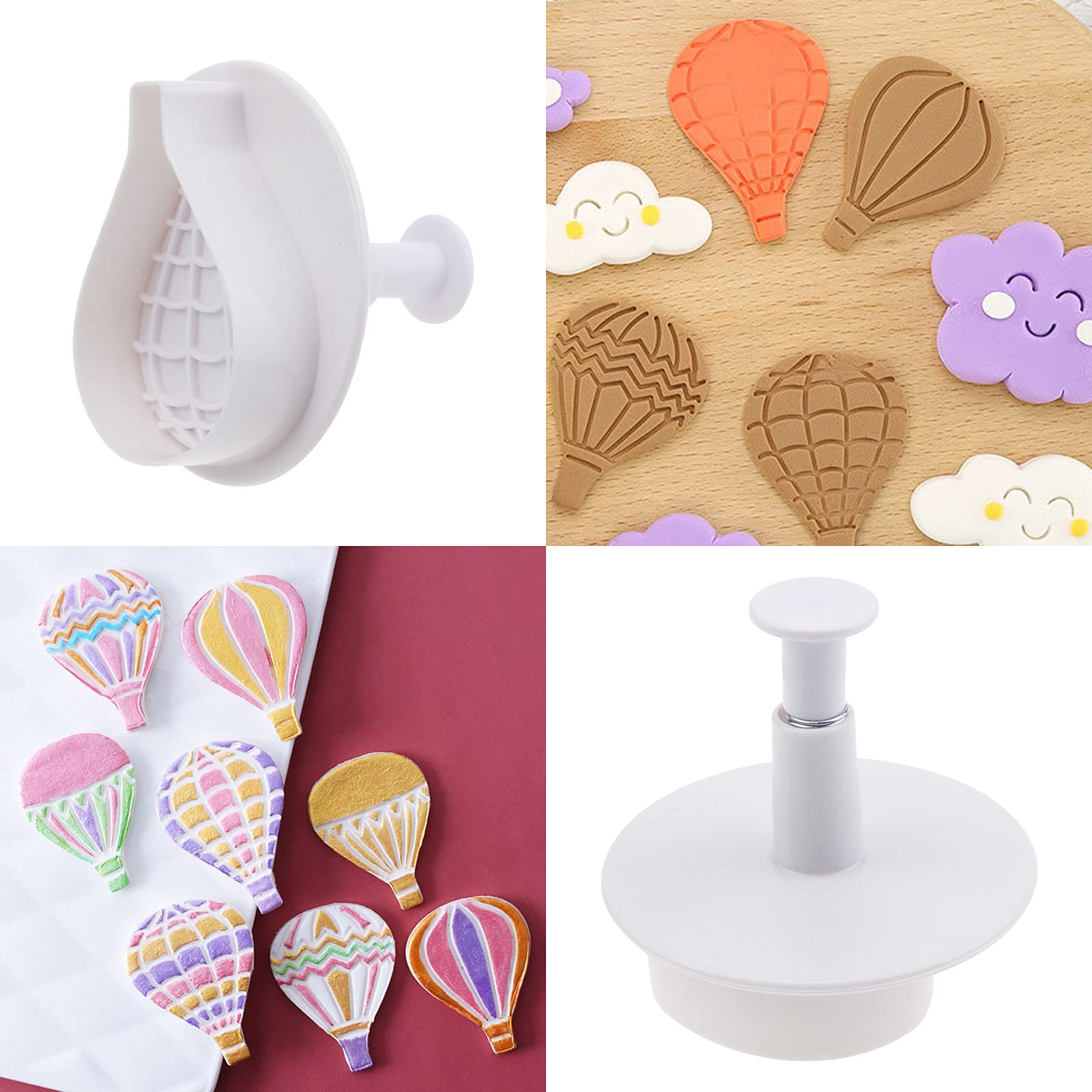 4pc Hot Air Balloon Cookie Cutter